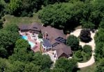 Top View of a luxury residential house